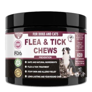 Natural Flea and Tick Chews for Dogs and Cats