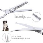 7-in-1 Dog Grooming Scissors Set with Safety Tips