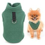 Cozy Green Fleece Vest for Small Dogs