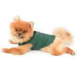 Cozy Green Fleece Vest for Small Dogs