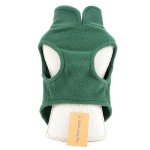 Cozy Green Fleece Vest for Small Dogs