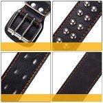 SweetyMooMoo Leather Collar for Large Dogs - Black
