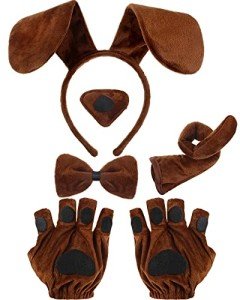 5-Piece Puppy Dog Costume Set for Parties
