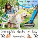 FurGroom Dual-Sided Undercoat Rake for Pets