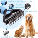 FurGroom Dual-Sided Undercoat Rake for Pets