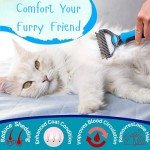 FurGroom Dual-Sided Undercoat Rake for Pets