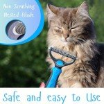 FurGroom Dual-Sided Undercoat Rake for Pets