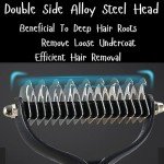 FurGroom Dual-Sided Undercoat Rake for Pets