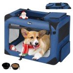 Foldable Dog Carrier Bag with Cushion & Bowls