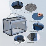 Foldable Dog Carrier Bag with Cushion & Bowls