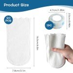 20 Pack Disposable Dog Boots for Paw Protection