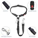 2-in-1 Adjustable Dog Car Seat Belt Harness