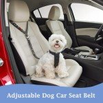 2-in-1 Adjustable Dog Car Seat Belt Harness