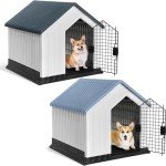 Durable Weatherproof Dog House for Indoor/Outdoor Use