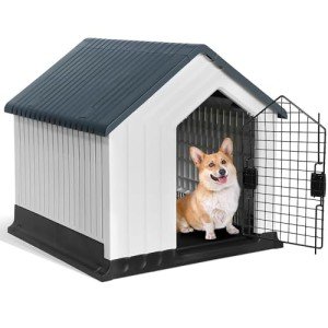 Durable Weatherproof Dog House for Indoor/Outdoor Use