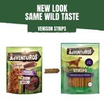 Venison Dog Treats - ADVENTUROS Strips 90g