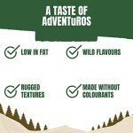 Venison Dog Treats - ADVENTUROS Strips 90g