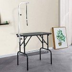 Portable Adjustable Pet Grooming Arm with Clamp