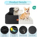 Medium/Large Dog Car Seat with Safety Leashes
