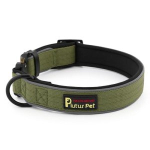 Tactical Reflective Dog Collar - Adjustable & Comfortable