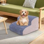 Non-Slip 2-Step Dog Stairs for Small Dogs