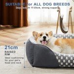 Heymamba Medium Dog Bed - Washable & Cozy