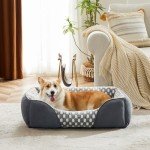 Heymamba Medium Dog Bed - Washable & Cozy
