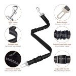 Adjustable Dog Seat Belt with Elastic Strap