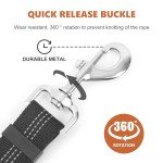 Adjustable Dog Seat Belt with Elastic Strap