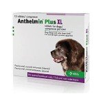 Anthelmin Plus XL Dog Worming Tablets - 12 Pack
