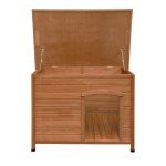 Large Wooden Dog Kennel with Removable Floor