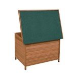 Large Wooden Dog Kennel with Removable Floor