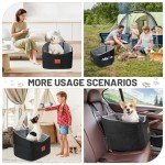 Memory Foam Dog Car Seat for Small Breeds