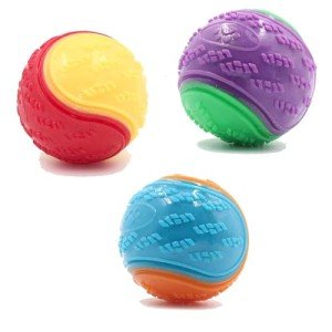 Irunfast Squeaky Dog Ball Chew & Training Set