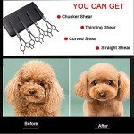 Professional 7-Inch Dog Grooming Scissors Set