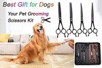Professional 7-Inch Dog Grooming Scissors Set