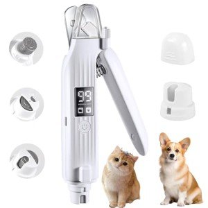 2-in-1 Electric Dog Nail Grinder and Clippers