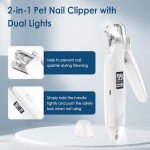 2-in-1 Electric Dog Nail Grinder and Clippers