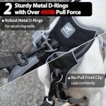 Huntboo Escape Proof Adjustable Dog Harness - Black