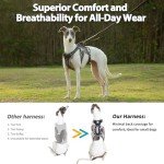 Huntboo Escape Proof Adjustable Dog Harness - Black