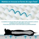 Nepfaivy Extra Large Waterproof Orthopedic Dog Bed