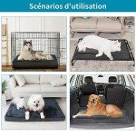Nepfaivy Extra Large Waterproof Orthopedic Dog Bed
