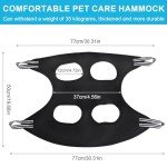Jenrisben Dog Grooming Hammock for Small Dogs
