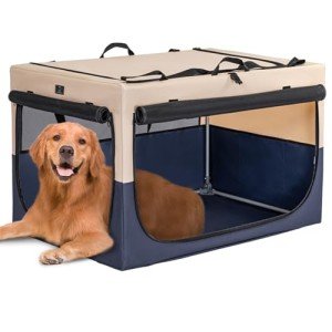 Large Dog Travel Crate - 36 Inch Soft Kennel