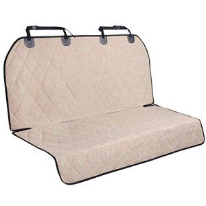 VIVAGLORY Anti-Slip Dog Backseat Cover - Heather Khaki