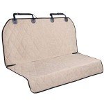 VIVAGLORY Anti-Slip Dog Backseat Cover - Heather Khaki
