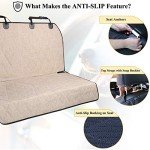 VIVAGLORY Anti-Slip Dog Backseat Cover - Heather Khaki