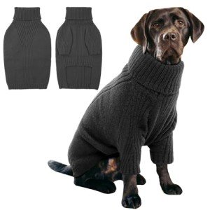 XL Dog Jumper - Warm Knit Sweater for Big Dogs