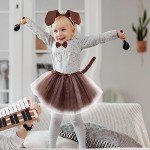 MIVAIUN 4-Piece Puppy Costume Set for Kids