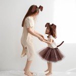 MIVAIUN 4-Piece Puppy Costume Set for Kids